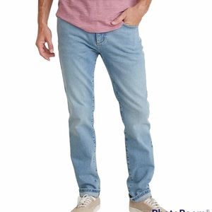 Marine Layer Mens Original Slim Fit Light Wash Jeans